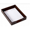 Dark Brown Econo Line Leather Letter Tray